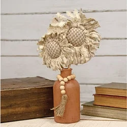 Bed skirts with a eco - friendly materialApricot Glass Jar with Beads