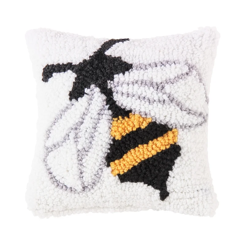 Back Support Pillows for Office ChairsBumble Bee Hooked Mini Pillow