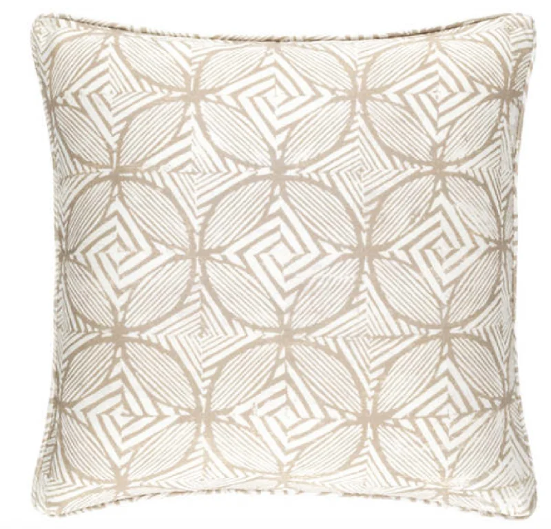 Plush Pillows for a Cozy BedLabyrinth Linen Pillow