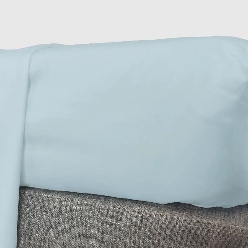 Thermal - Regulating Bamboo Sheets for All - Season ComfortBedVoyage Luxury 100% Viscose from Bamboo Fitted Sheet - Sky