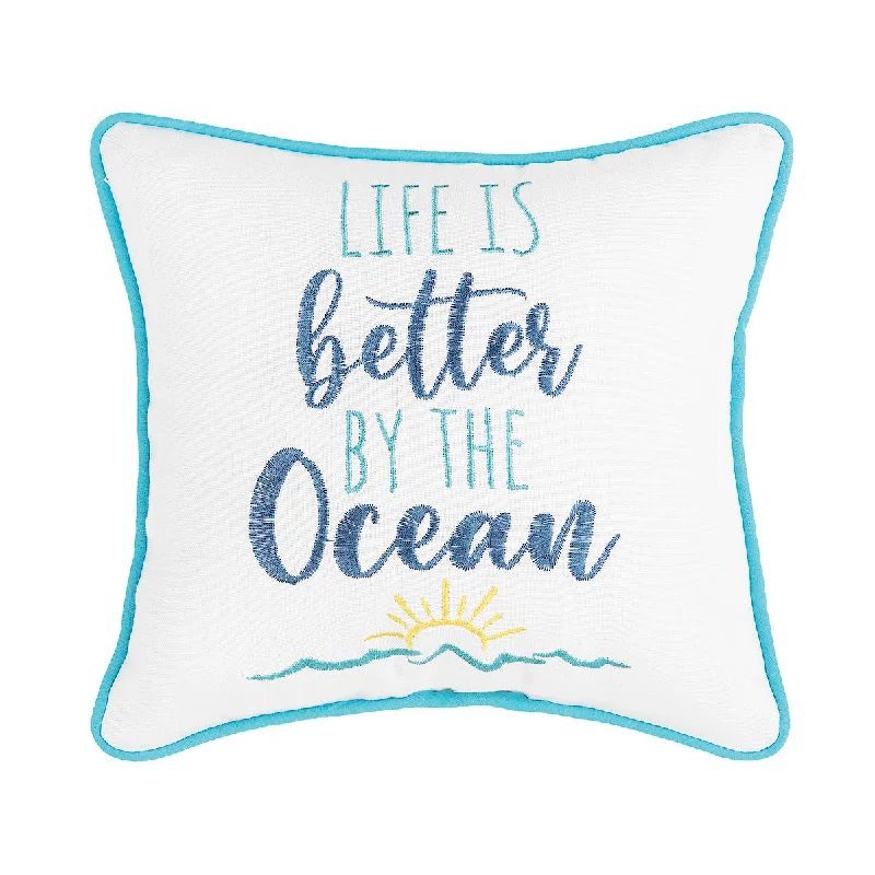 Adjustable Pillows for Customized ComfortBetter By The Ocean Mini Pillow