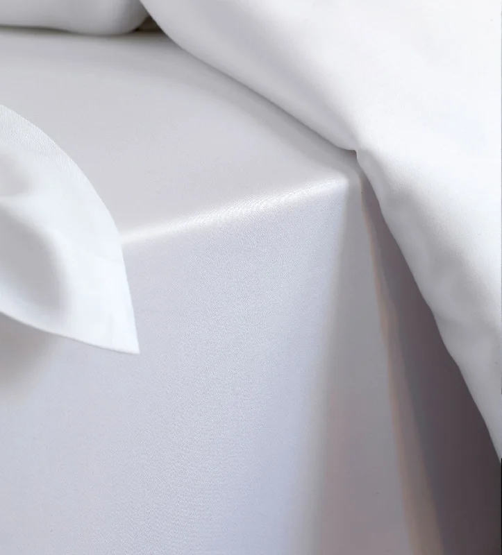 Sheet Sets with Multiple Pillowcase OptionsWhite Super Hero 100% Cotton 1000 Thread Count Fitted Sheet