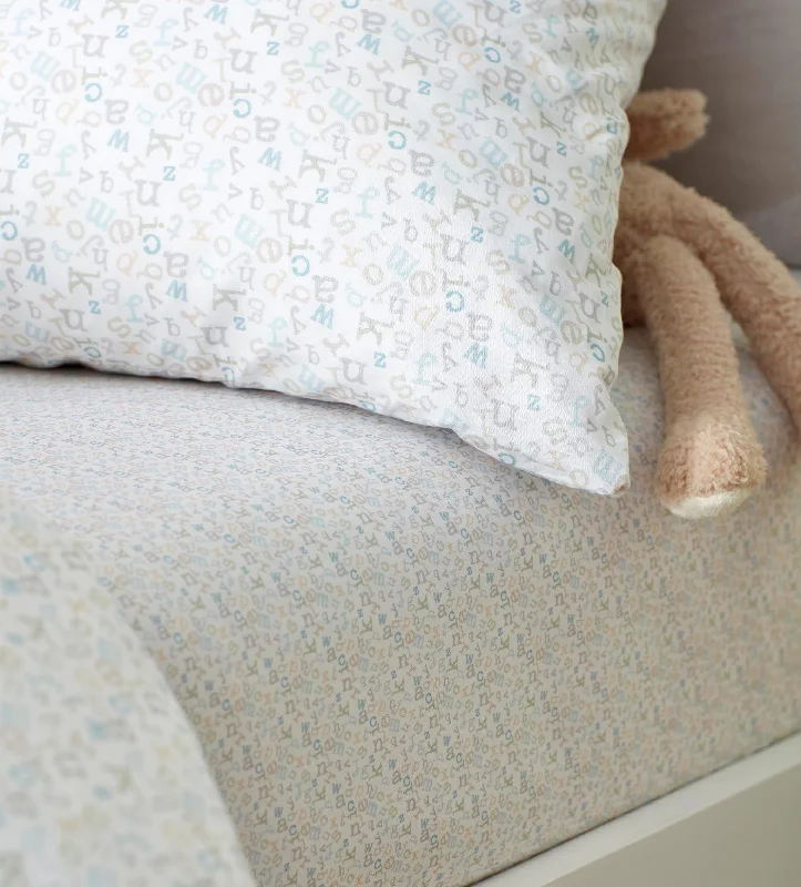 Anti - Pill Microfiber Sheets for a Smooth AppearanceABC 100% Organic Cotton Single Fitted Sheet
