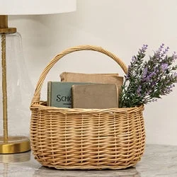 Bed skirts with a child - friendly printNatural Willow Oval Gathering Basket w/Handle Bed skirts with a child - friendly printNatural Willow Oval Gathering Basket w/Handle