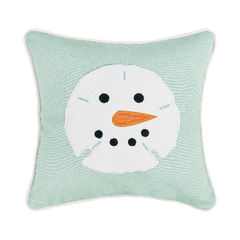 Plush Pillows for a Cozy BedSnowman Sand Dollar Mini Pillow