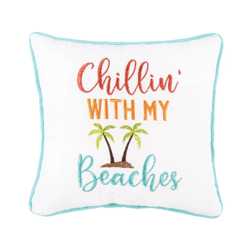 Down Alternative Pillows for Ethical ChoicesChillin with My Beaches Mini Pillow