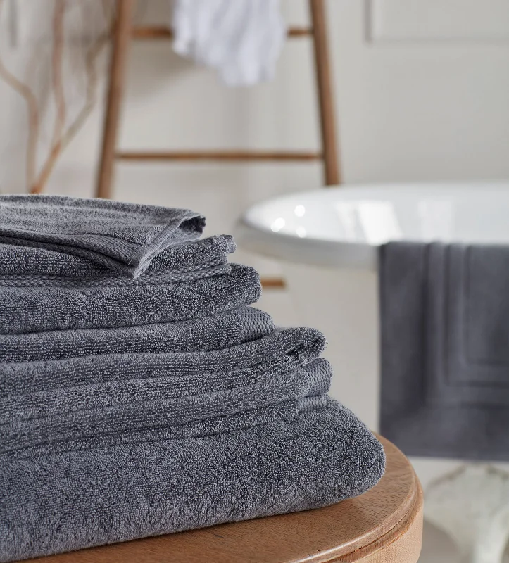 Linen - Cotton Blend Sheets for a Natural and Versatile OptionFrench Blue Luxury 100% Cotton Towels