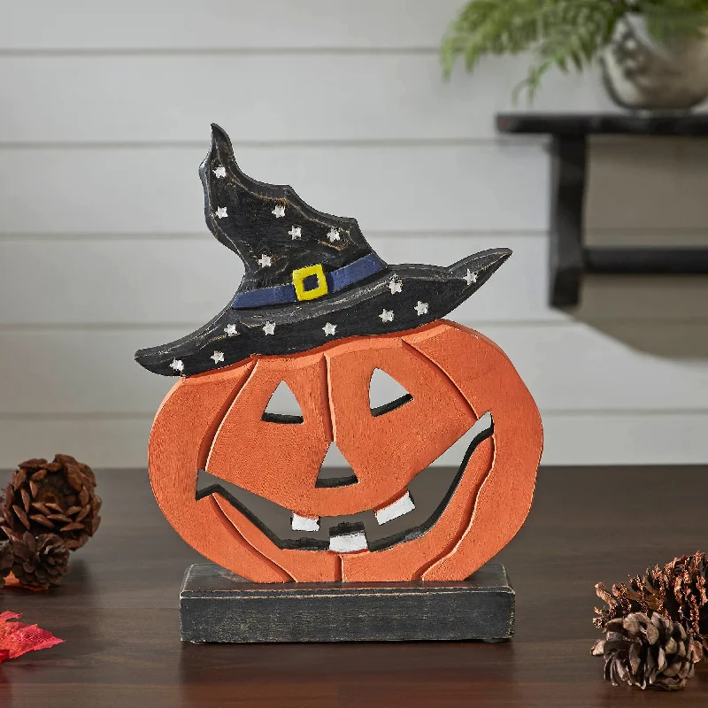 Twin - size bed skirts for a single bedJack O' Lantern w/ Witch Hat Wood Decor 10x8x2 Twin - size bed skirts for a single bedJack O' Lantern w/ Witch Hat Wood Decor 10x8x2