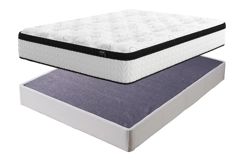 Natural latex and organic cotton blend mattressesChime 12 Inch Hybrid Mattress with Foundation Natural latex and organic cotton blend mattressesChime 12 Inch Hybrid Mattress with Foundation