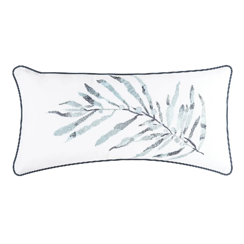 Down Alternative Pillows for Ethical ChoicesBlue Ocean Leaf Pillow