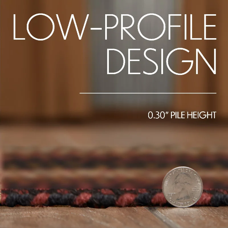 Bed skirts with a retro - style patternBeckham Jute Rug/Runner Oval w/ Pad 22x72