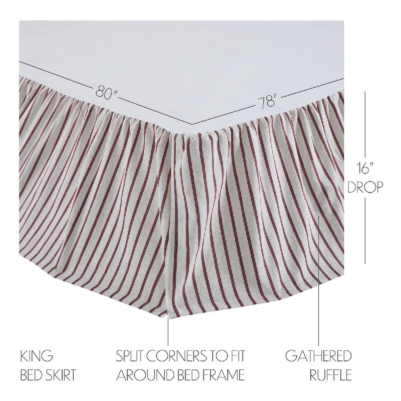 Bed skirts with a wrinkle - resistant fabricCelebration King Bed Skirt 78x80x16
