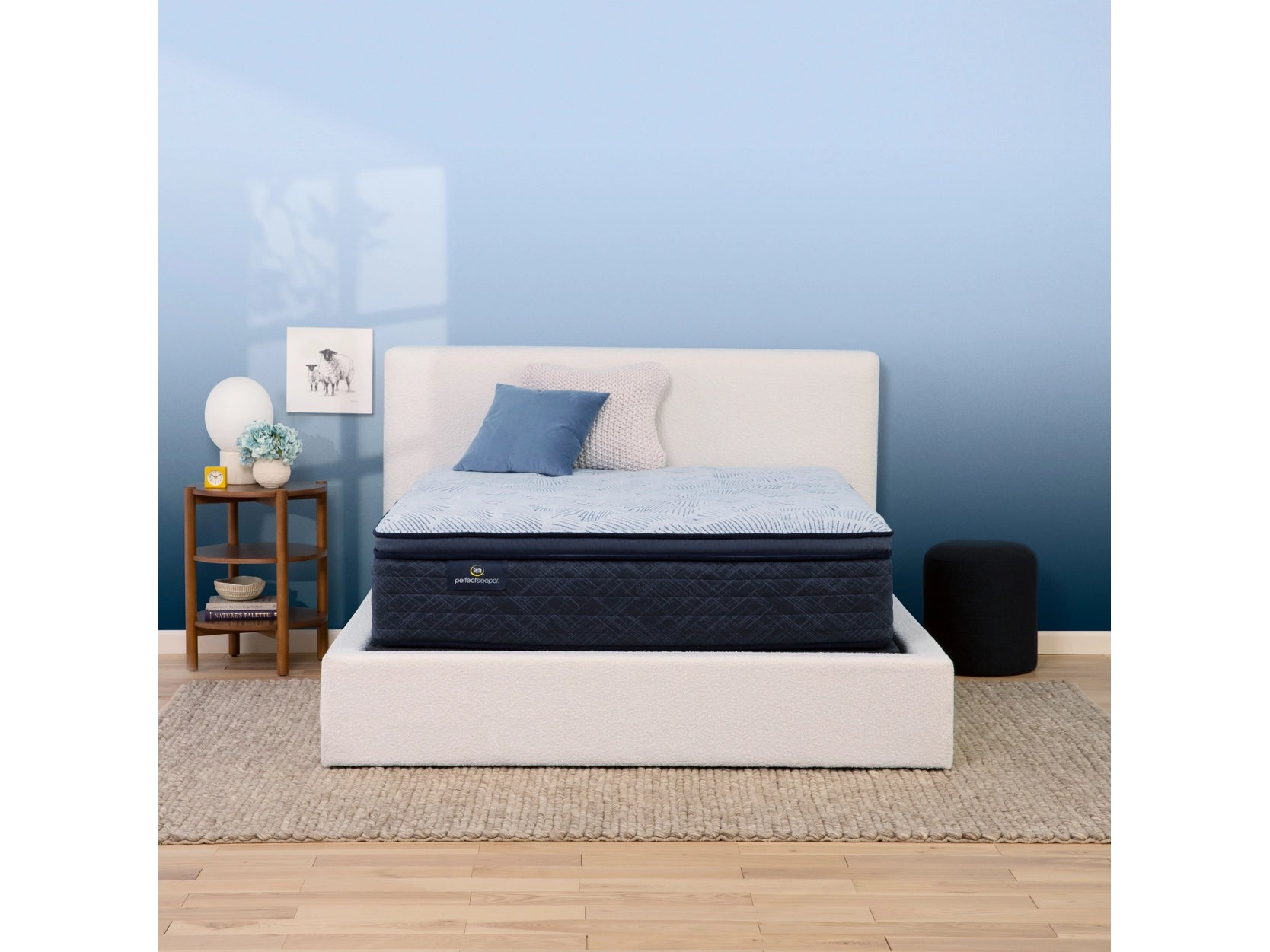 Gel - infused memory foam mattresses for cooler sleepSerta Perfect Sleeper Best Day Plush Pillow Top California King Mattress Gel - infused memory foam mattresses for cooler sleepSerta Perfect Sleeper Best Day Plush Pillow Top California King Mattress