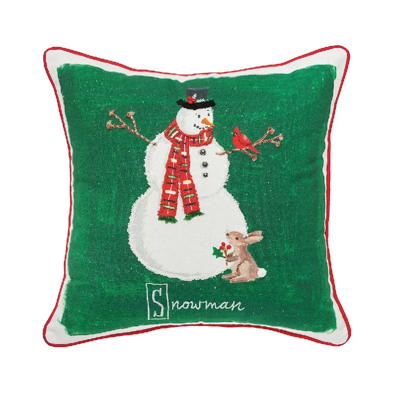 Travel Pillows for Long JourneysSnowman Alphabet Pillow