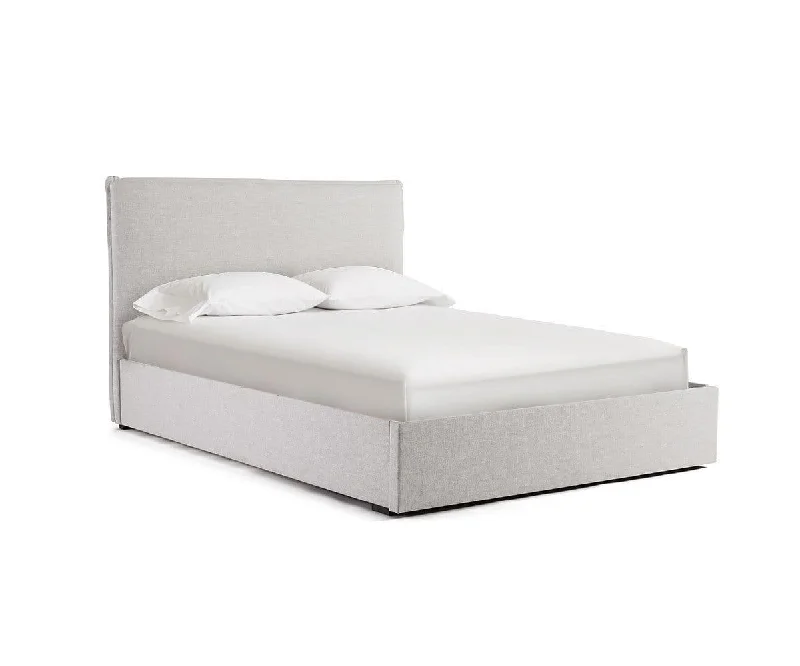 Innerspring mattresses with coil counts for supportBlake Upholstered Storage Bed