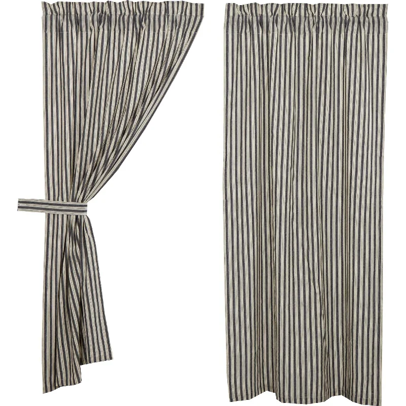 Linen bed skirts for a natural and rustic feelAshmont Ticking Stripe Short Panel Set of 2 63x36 Linen bed skirts for a natural and rustic feelAshmont Ticking Stripe Short Panel Set of 2 63x36