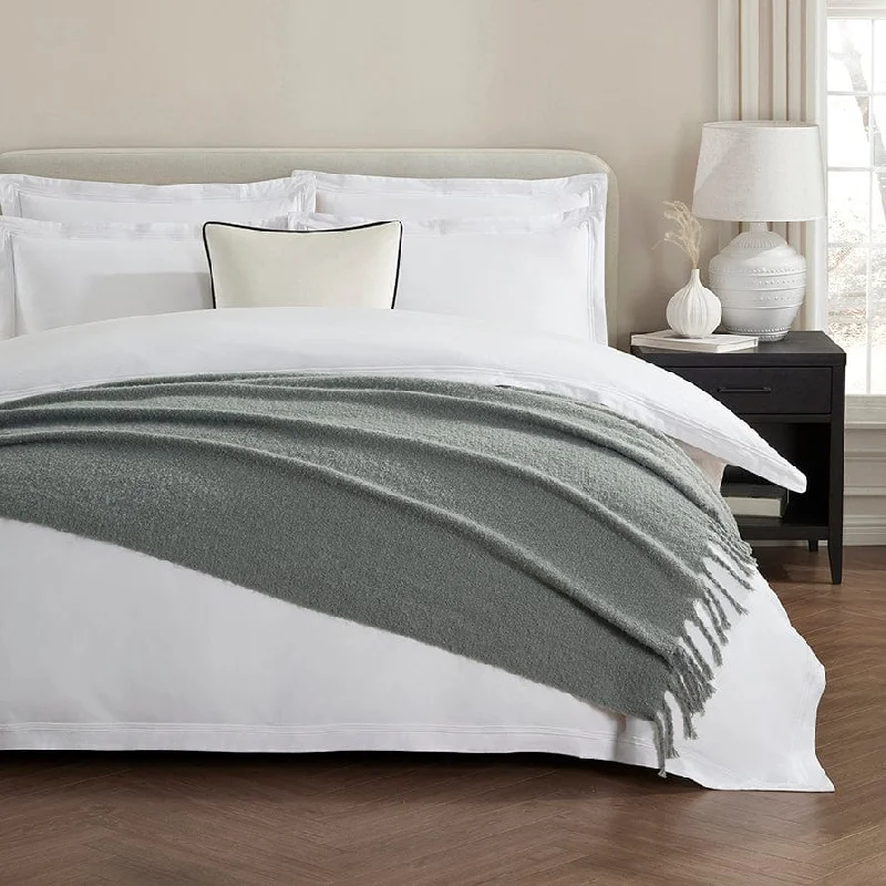 Outdoor picnic checkered gingham blanketsRayon from bamboo blankets for a silky and breathable feelMohair Throw 59" x 79" - Dark Sage Outdoor picnic checkered gingham blanketsRayon from bamboo blankets for a silky and breathable feelMohair Throw 59" x 79" - Dark Sage