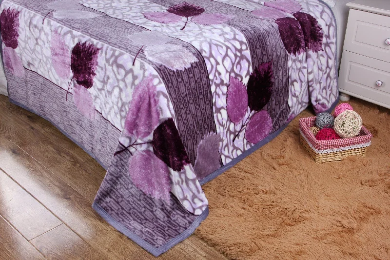 LED - lit novelty light - up blanketsBamboo fiber blankets with natural antibacterial propertiesDaDa Bedding Orchid Blossoms Striped Floral Lavender Plush Fleece Flannel Throw Blanket (XY9833) LED - lit novelty light - up blanketsBamboo fiber blankets with natural antibacterial propertiesDaDa Bedding Orchid Blossoms Striped Floral Lavender Plush Fleece Flannel Throw Blanket (XY9833)