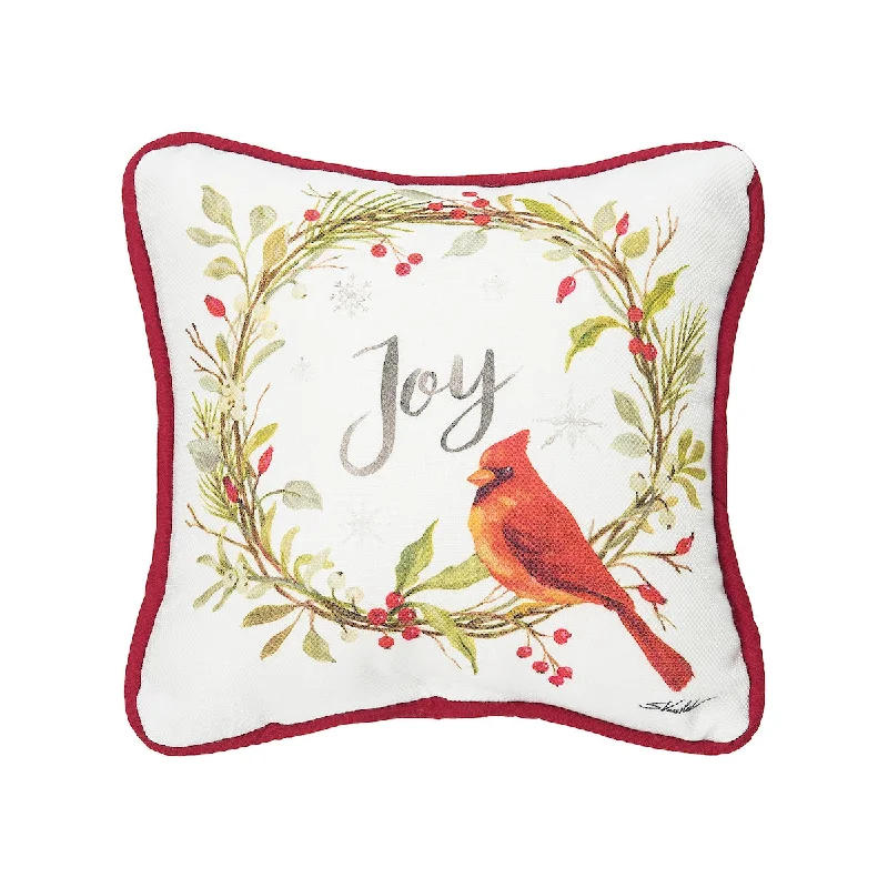 Orthopedic Pillows for Back Pain ReliefJoy Cardinal Wreath Mini Pillow