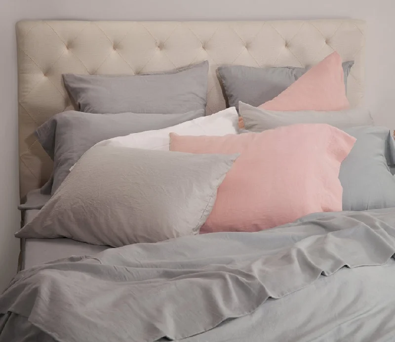 Wrinkle - Free Polyester Sheets for a Low - Maintenance BedBellino Logan Stone Washed 300 TC Sateen Individual Sheets