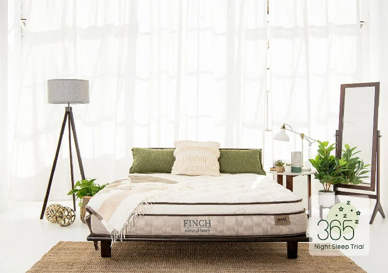King - size mattresses for spacious master bedroomsFinch Natural Latex