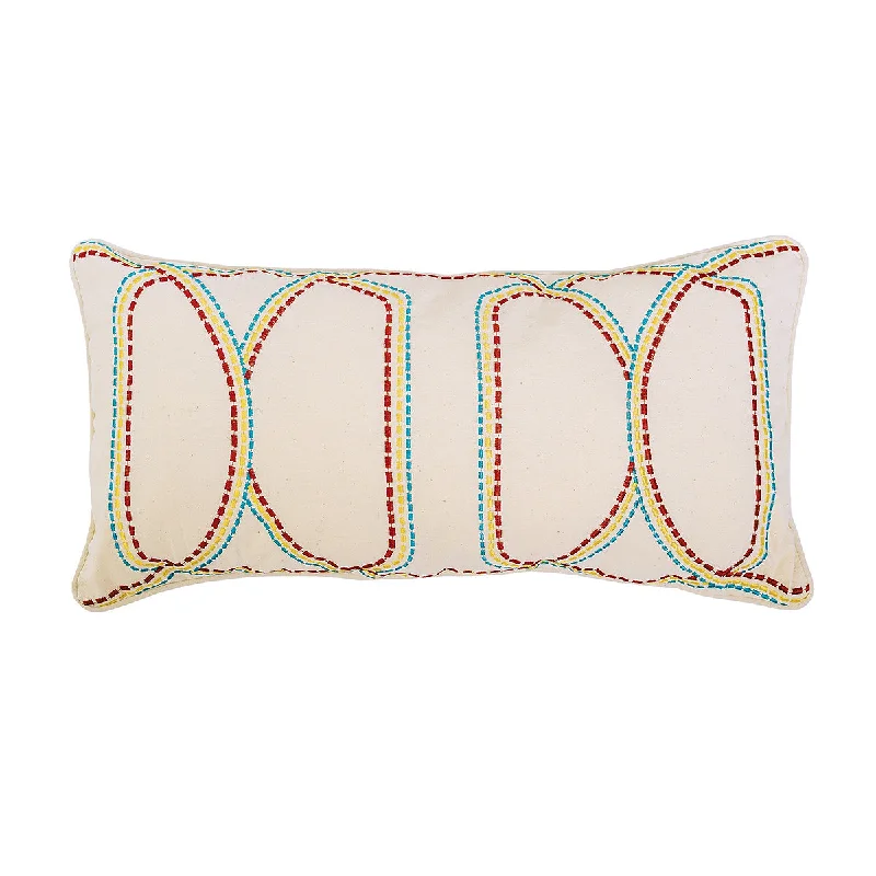 Silk Pillows for Smooth Skin and HairDashed Geo Pillow