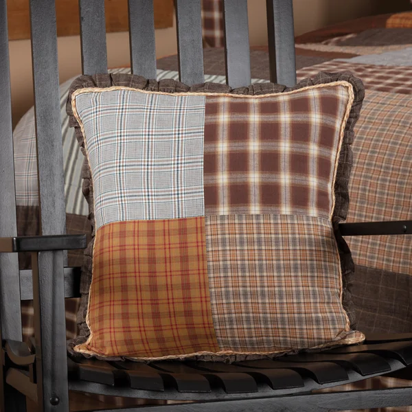 Round Pillows for Boho-Style InteriorsRory Patchwork Pillow