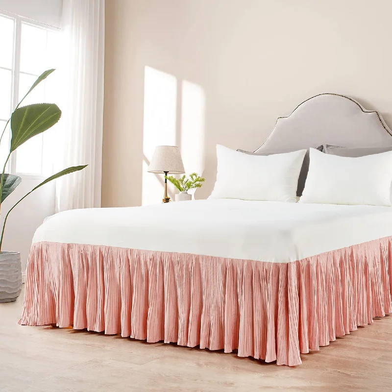 Bed skirts in bold colors for a statement - making lookHome Soft Things Pleated Bed Skirt Bed skirts in bold colors for a statement - making lookHome Soft Things Pleated Bed Skirt