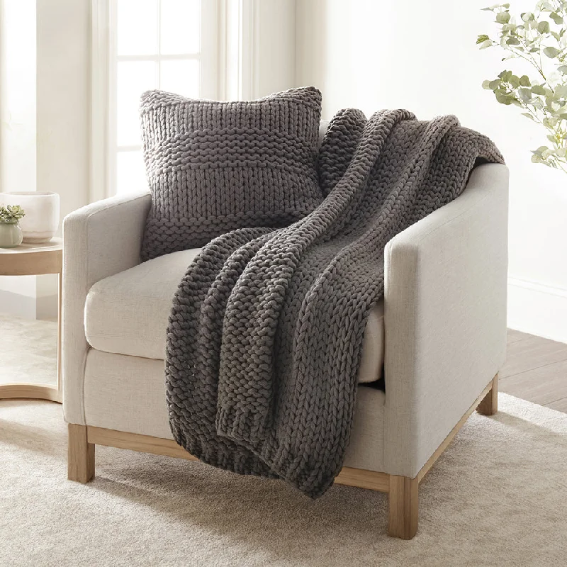 Memory foam weighted relaxation blanketsCashmere blankets for ultimate softness and luxuryChunky Knit Throw Blanket and Decor Pillow with Insert Bundle Memory foam weighted relaxation blanketsCashmere blankets for ultimate softness and luxuryChunky Knit Throw Blanket and Decor Pillow with Insert Bundle