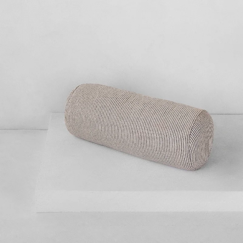 Feather Pillows for a Luxurious SleepBasix Linen Bolster Pillow - Nox/Sable