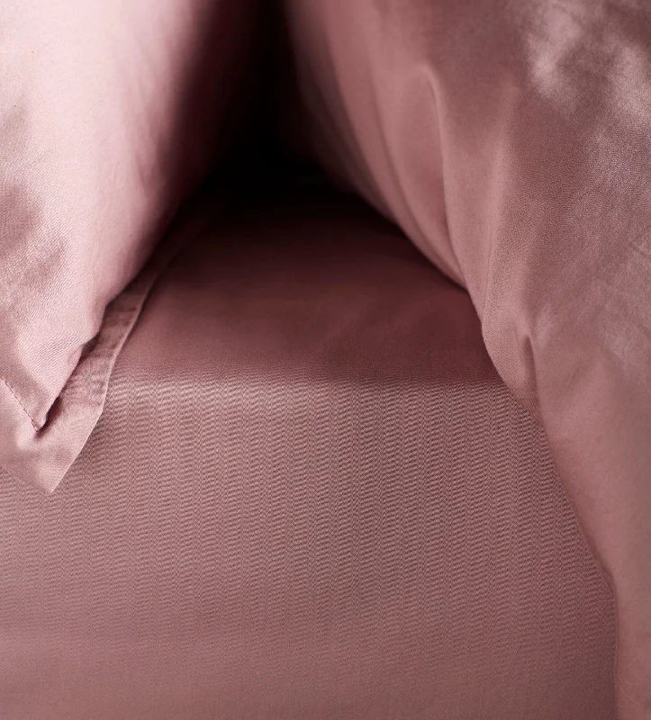 Thermal - Regulating Bamboo Sheets for All - Season ComfortVintage Rose Super Soft 100% Cotton Fitted Sheet