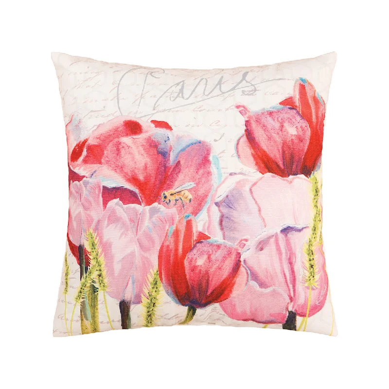 Plush Pillows for a Cozy BedTulips Pillow