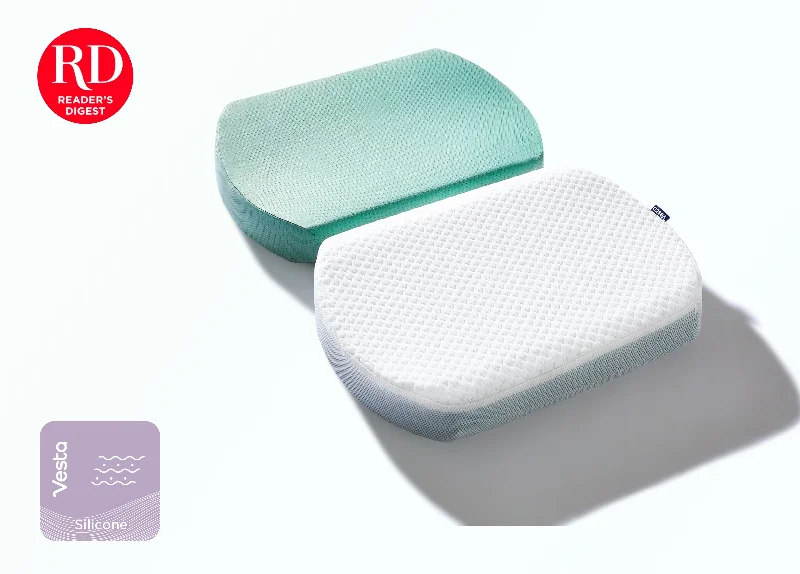 Linen - Cotton Blend Sheets for a Natural and Versatile OptionMintZen™ Silicone Support Pillow