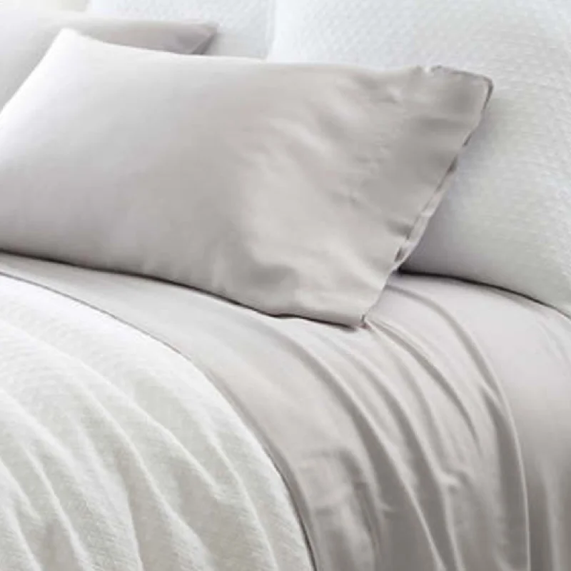 Twin - Size Sheet Sets with a Pillow ProtectorSilken Solid Sheet Set