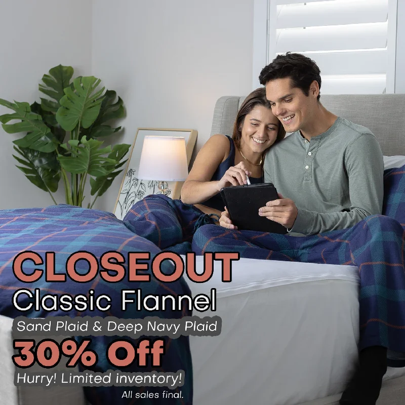 Flat Sheets with a High - Quality Finish for a Luxurious LookClassic Flannel Closeout - 30% Off! Flat Sheets with a High - Quality Finish for a Luxurious LookClassic Flannel Closeout - 30% Off!