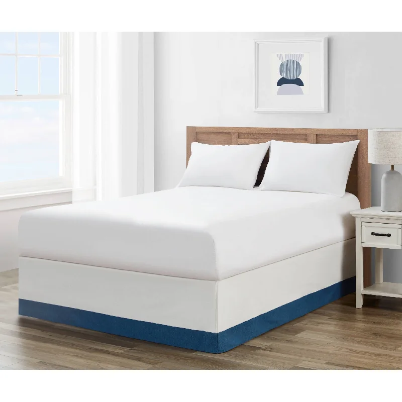 Bed skirts with a child - friendly printNautica Colorblock Cotton Navy Tailored Bedskirt Bed skirts with a child - friendly printNautica Colorblock Cotton Navy Tailored Bedskirt