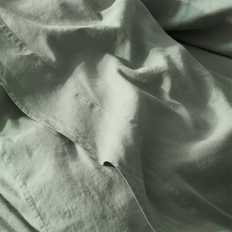Organic Flannel Sheets for a Natural and Warm SleepSage Green Linen Blend Flat Sheet Organic Flannel Sheets for a Natural and Warm SleepSage Green Linen Blend Flat Sheet