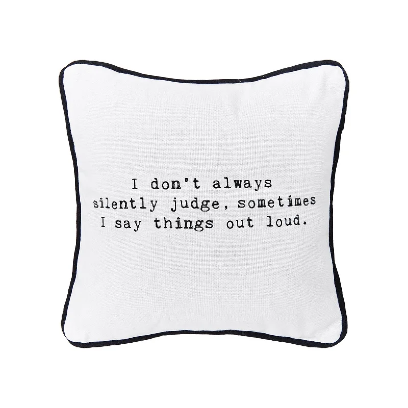 Feather Pillows for a Luxurious SleepSilently Judge Mini Pillow