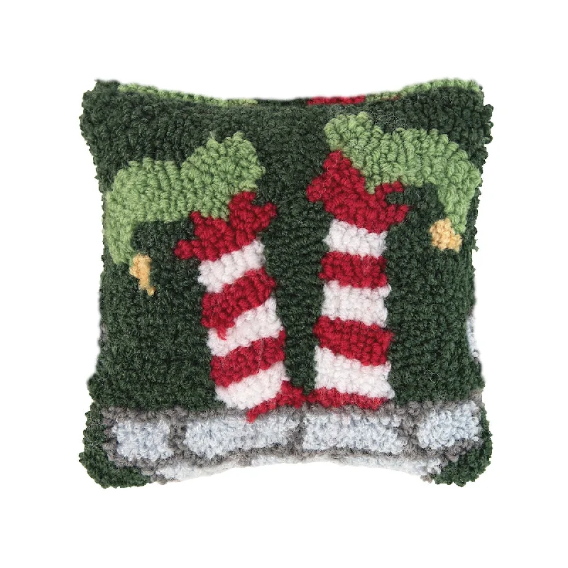 Bolster Pillows for Sofa DecorationElf Hooked Mini Pillow