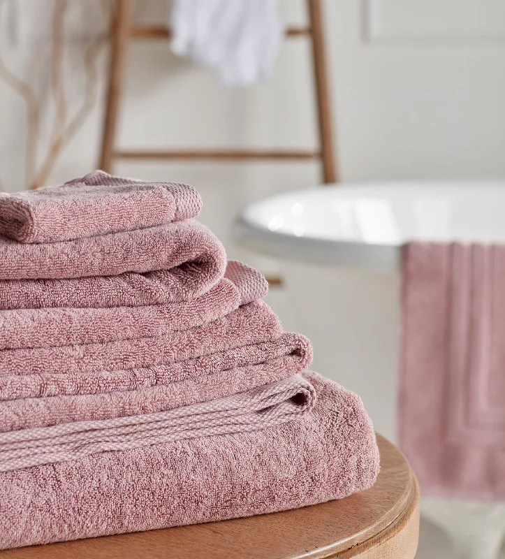 Wrinkle - Free Polyester Sheets for a Low - Maintenance BedVintage Rose Luxury Organic 600 100% Cotton Towels