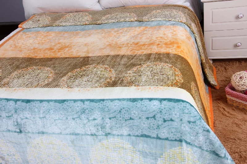 Reversible plaid pattern wool blanketsCotton blankets for breathability and a lightweight feelDaDa Bedding Papaya Beach Orange & Blue Reversible Soft Fleece Flannel Throw Blanket (XY9841) Reversible plaid pattern wool blanketsCotton blankets for breathability and a lightweight feelDaDa Bedding Papaya Beach Orange & Blue Reversible Soft Fleece Flannel Throw Blanket (XY9841)
