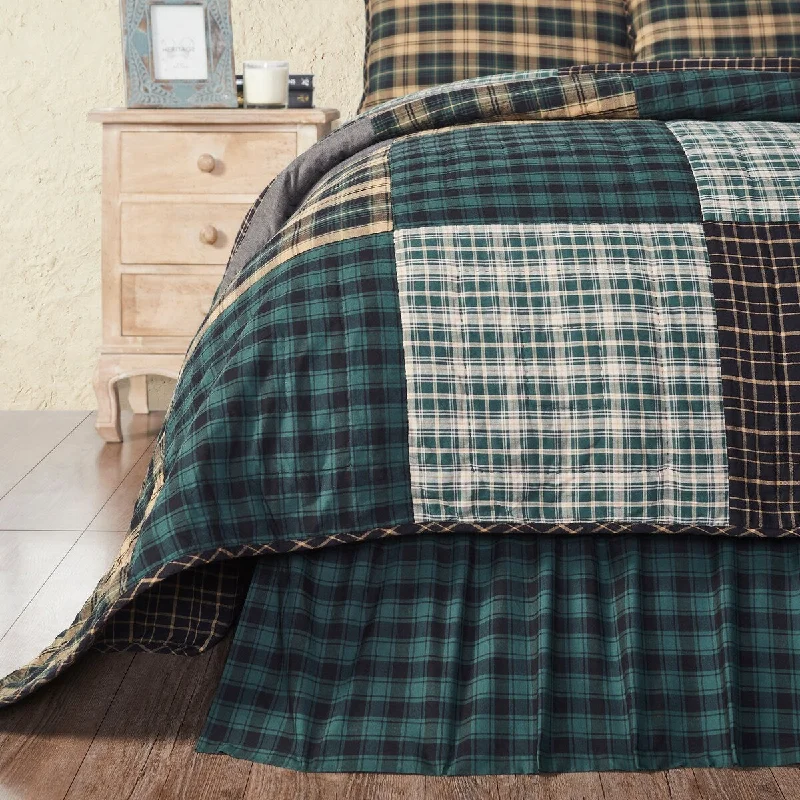 Bed skirts in pastel shades for a delicate lookPine Grove Queen Bed Skirt 60x80x16