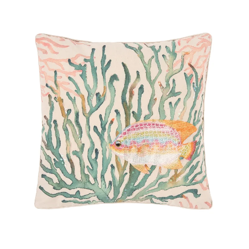 Silk Pillows for Smooth Skin and HairOceanaire Coral Pillow