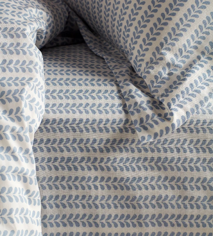 Fitted Sheets with Reinforced Corners for Long - Lasting UseMolly Mahon Blue Bindi 100% Cotton Fitted Sheet