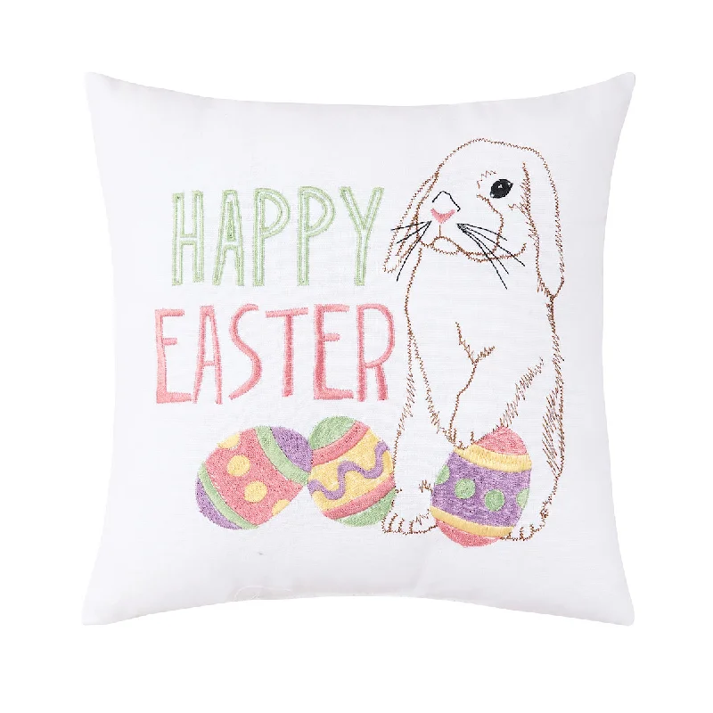 Down Alternative Pillows for Ethical ChoicesHappy Easter Bunny Mini Pillow