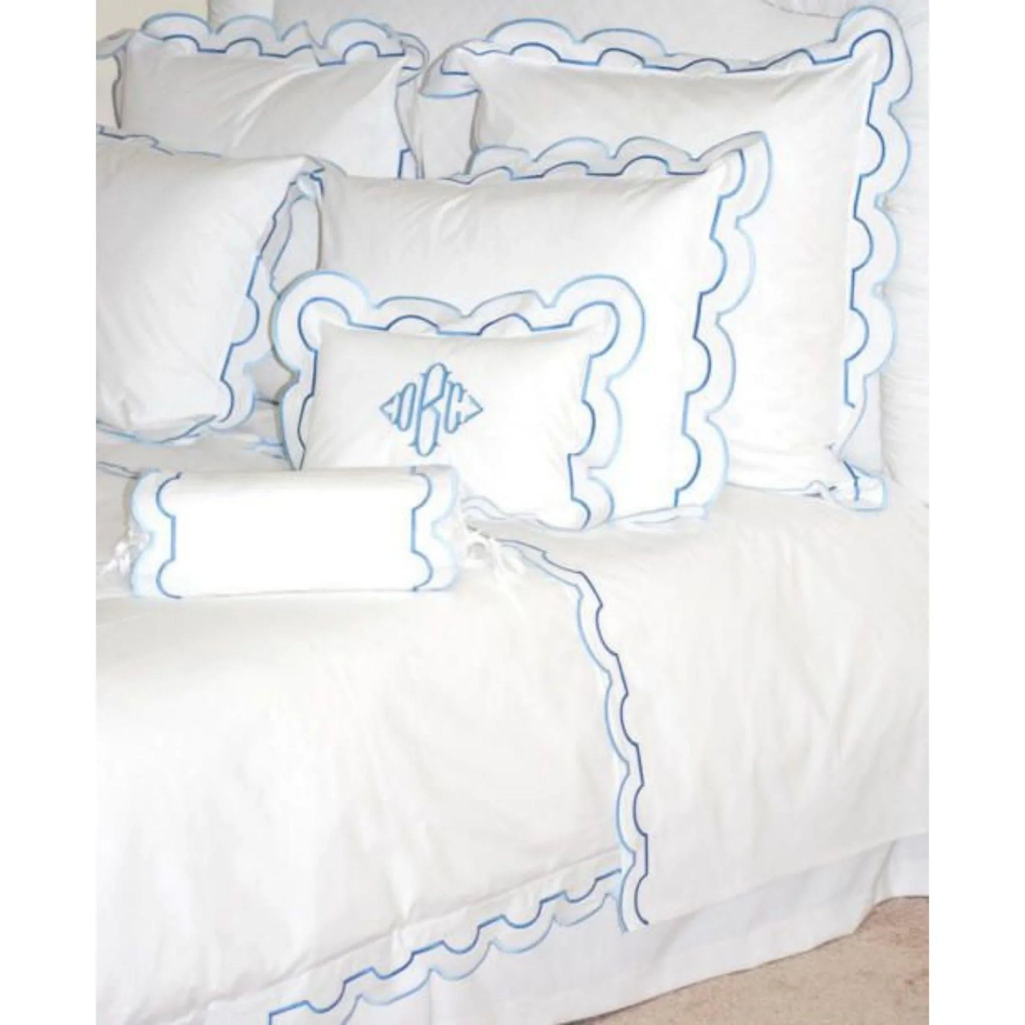 Thermal - Regulating Bamboo Sheets for All - Season ComfortSorento Scalloped Flat Sheet Thermal - Regulating Bamboo Sheets for All - Season ComfortSorento Scalloped Flat Sheet