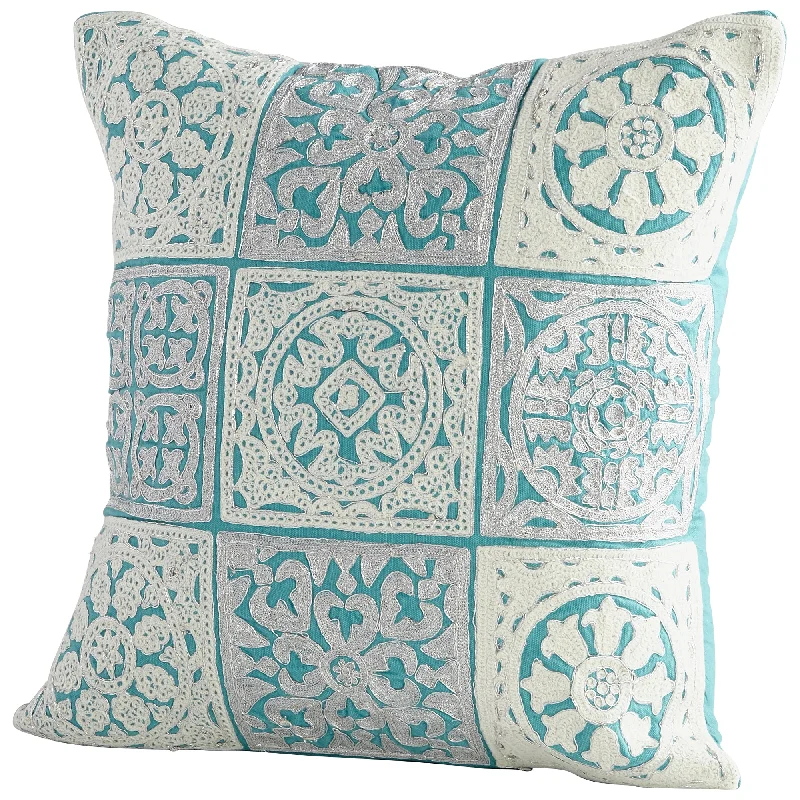 Cotton Pillows for Natural ComfortCyan Design 09301-1 Pillow Cover