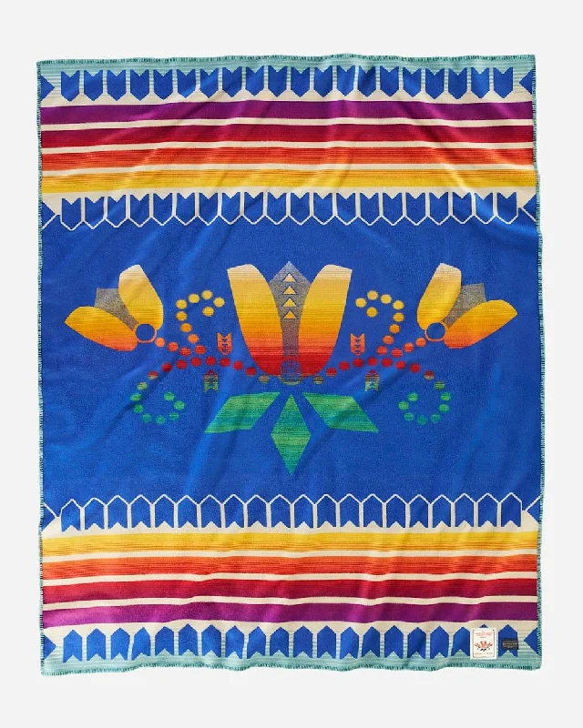 Memory foam weighted relaxation blankets​The College Fund Courage To Bloom Blanket