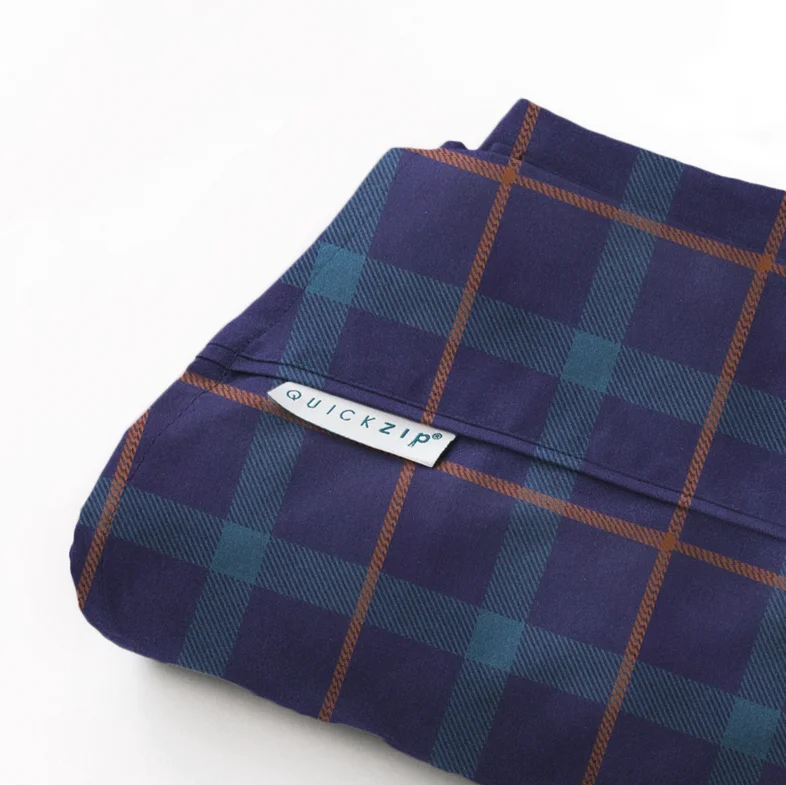 Deep Navy Plaid