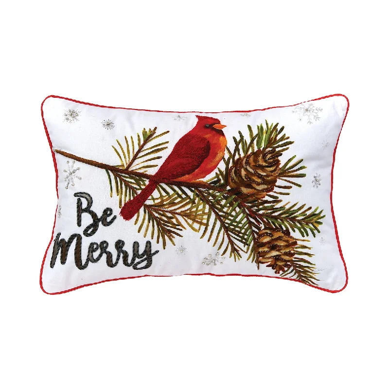 Down Alternative Pillows for Ethical ChoicesBe Merry Cardinal Pillow
